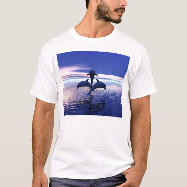 Camiseta Delfínes de la madrugada (Anverso)