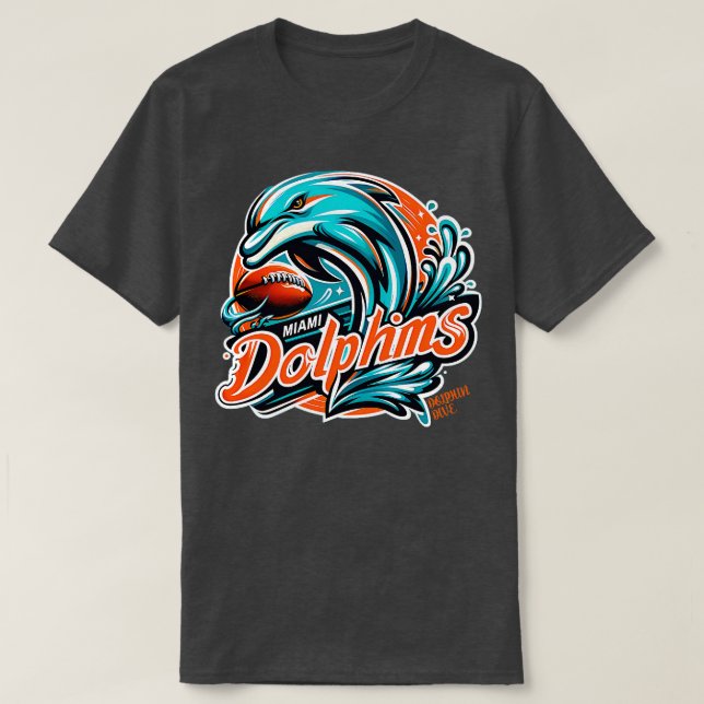 Camiseta Delfines de Miami TShirt 6 (Diseño del anverso)