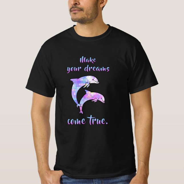 Camiseta Delfines Dolphin Animal Sea Ocean Water Funny Gift (Anverso)