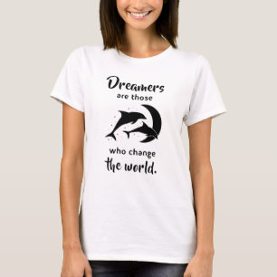 Camiseta Delfines Dolphin Sea Fish Animal Ocean Gracioso