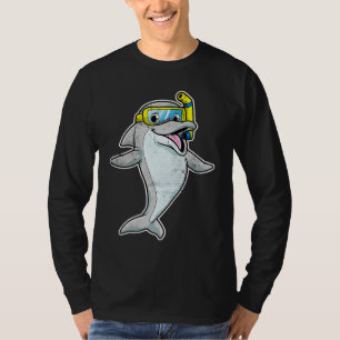 Camiseta Delfines Lindos Ballenas Delfín Snorkel Ballena Ch