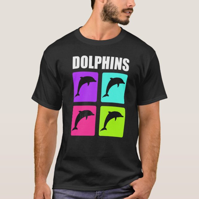 Camiseta Delfines Vintage (Anverso)