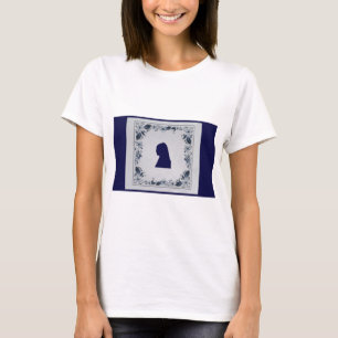 Camiseta Delft Chica de azulejos azules con Pearl Earring