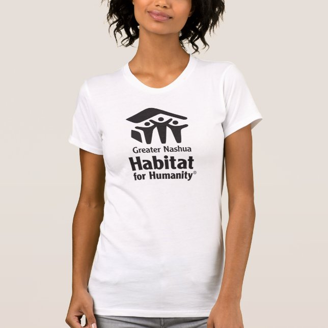 Camiseta delgada para el logotipo de Nashua Habita (Anverso)