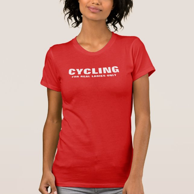 Camiseta delgada para mujeres | Ciclismo Para Dama (Anverso)
