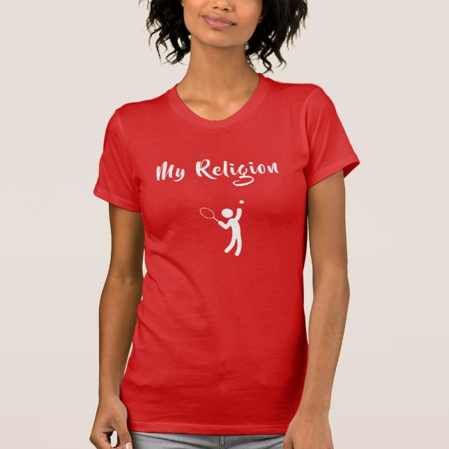 Camiseta delgada para mujeres | Mi religión (Anverso)