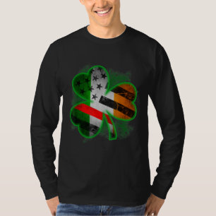 Camiseta Delgado Red Line St Patricks Day Irish Clover