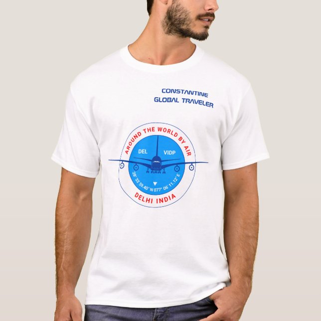 Camiseta Delhi, India con estilo (Anverso)