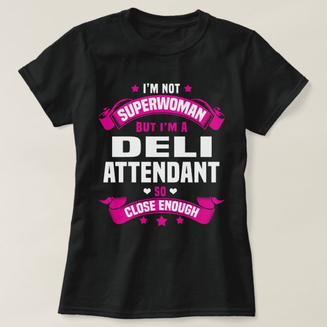 Camiseta Deli Attendant (Diseño del anverso)
