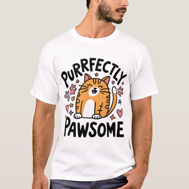 Camiseta Deliberadamente Atractivo Gato Lover (Anverso)
