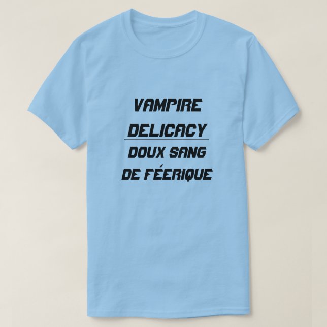 Camiseta Delicacy Doux sang de féerique (Diseño del anverso)