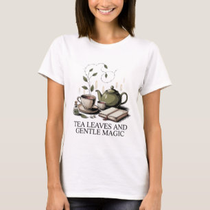 Camiseta Delicada tetera de oliva suave y suave magia