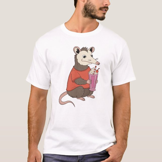 Camiseta Delicia de batido de opossum (Anverso)