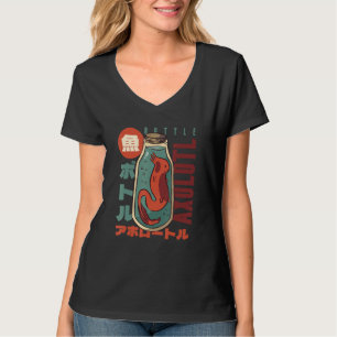 Camiseta Delicia de comida reconfortante Ajolote en frascos