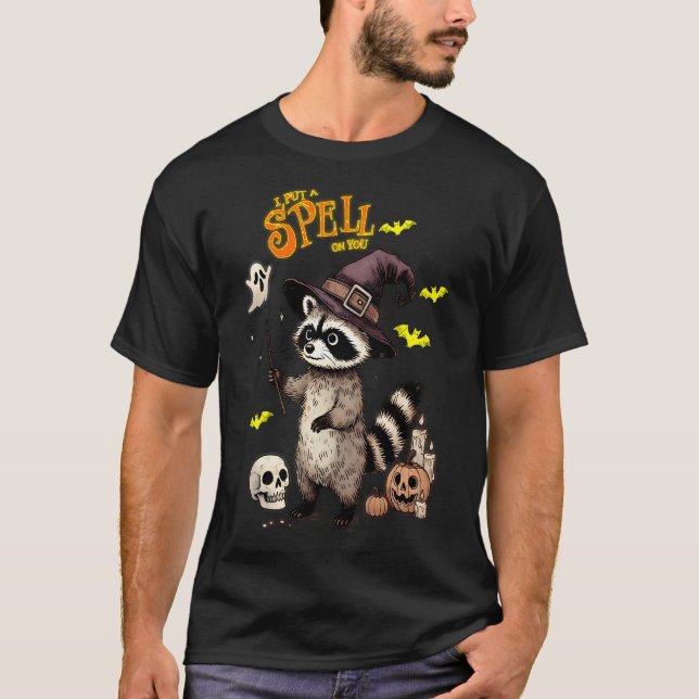 Camiseta Delicia de Mapache Caprichoso Te He Echado un Enca (Anverso)