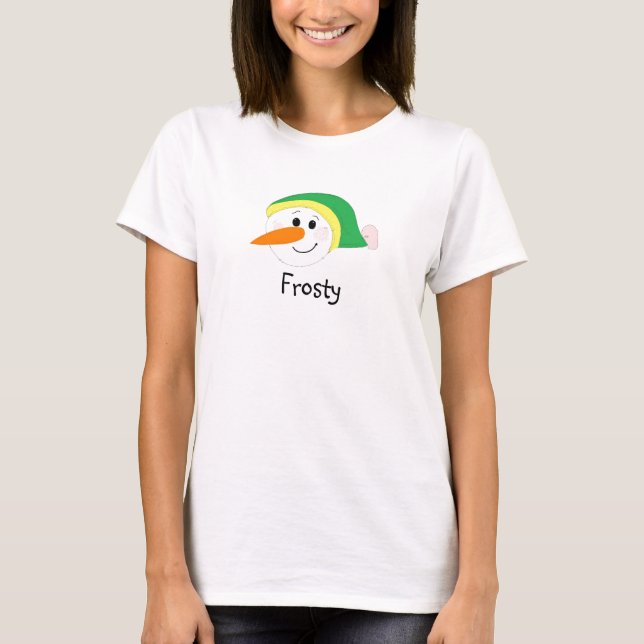 Camiseta Delicia de muñeco de nieve (Anverso)