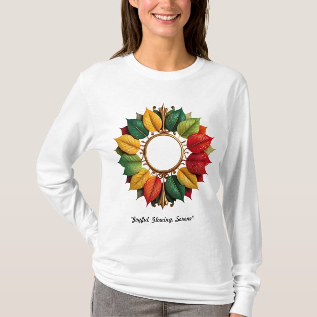 Camiseta "Delicia de Navidades dorados" (Anverso)