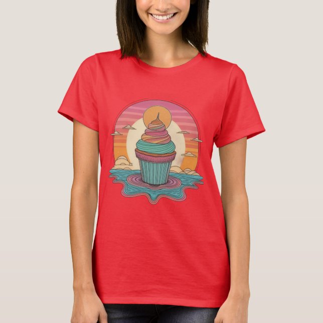 Camiseta Delicia del pastel cósmico (Anverso)
