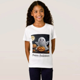 Camiseta Delicia espeluznante: Diversión fantasmal de Hallo