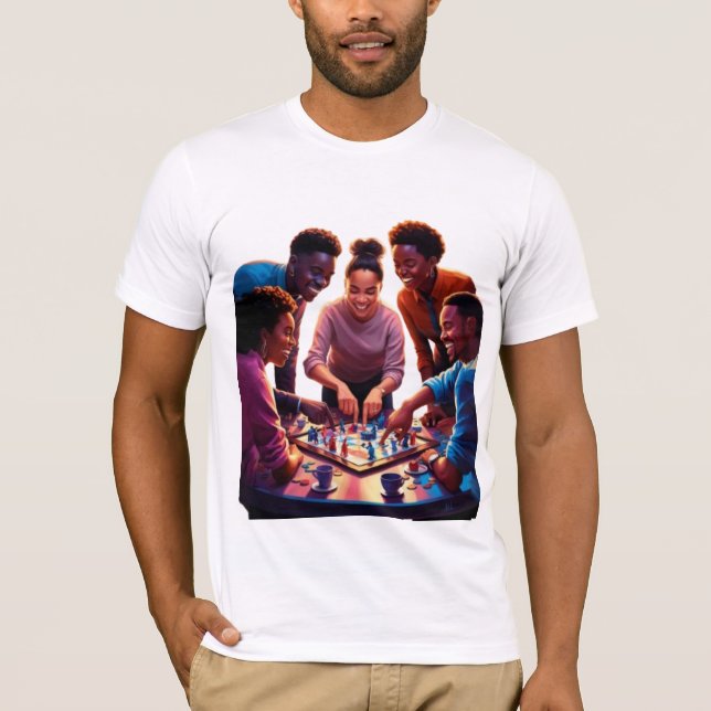 Camiseta Delicia nocturna de juego: amistad y diversión ent (Anverso)