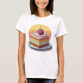 Camiseta Delicio de capa de fresa