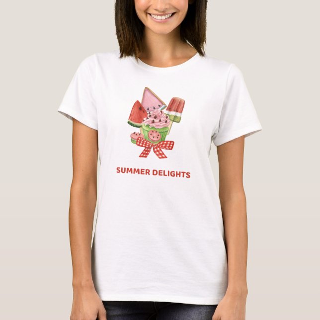 Camiseta Delicios de verano (Anverso)