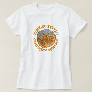 Camiseta Deliciosa cocina de pollo Korma