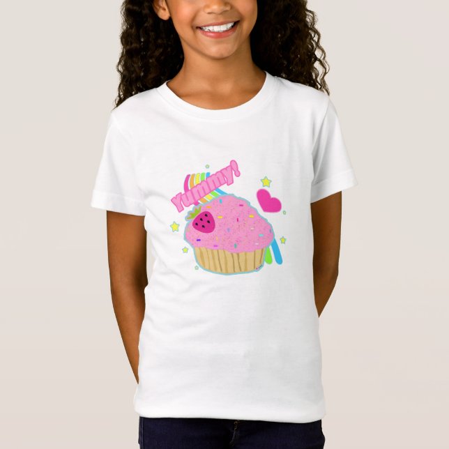 Camiseta deliciosa de la magdalena (Anverso)