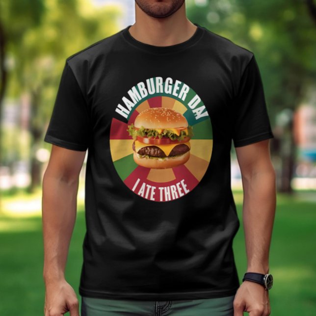 Camiseta Deliciosa Hamburguesa con lechuga fresca y fundida (Subido por el creador)