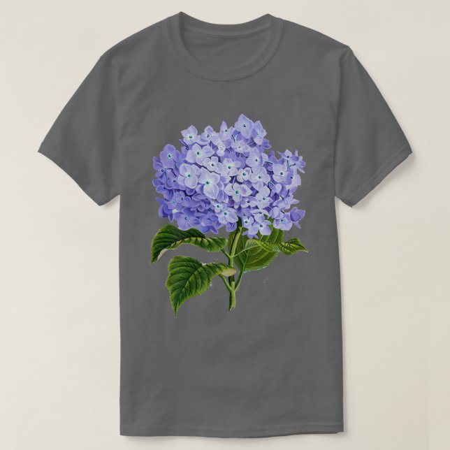 Camiseta Deliciosa Hydrangea Tee  (Diseño del anverso)