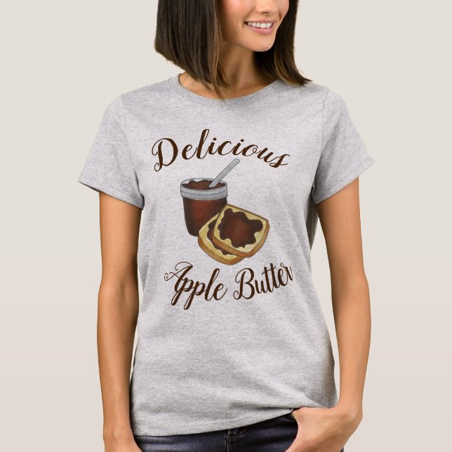 Camiseta Deliciosa mantequilla casera de Apple Pennsylvania (Anverso)