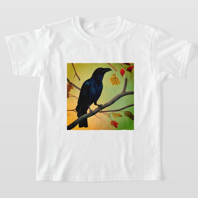 Camiseta Deliciosa Raven De Diversión En La Rama (Distribución)