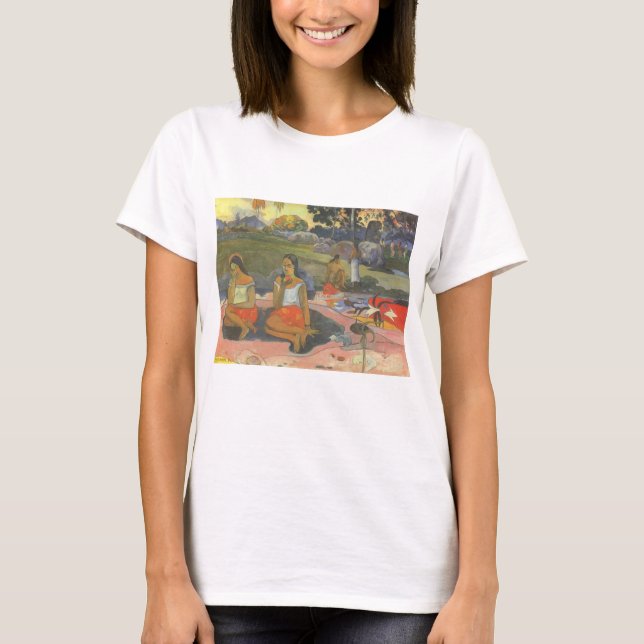 Camiseta Deliciosa somnolencia de Paul Gauguin, arte vintag (Anverso)