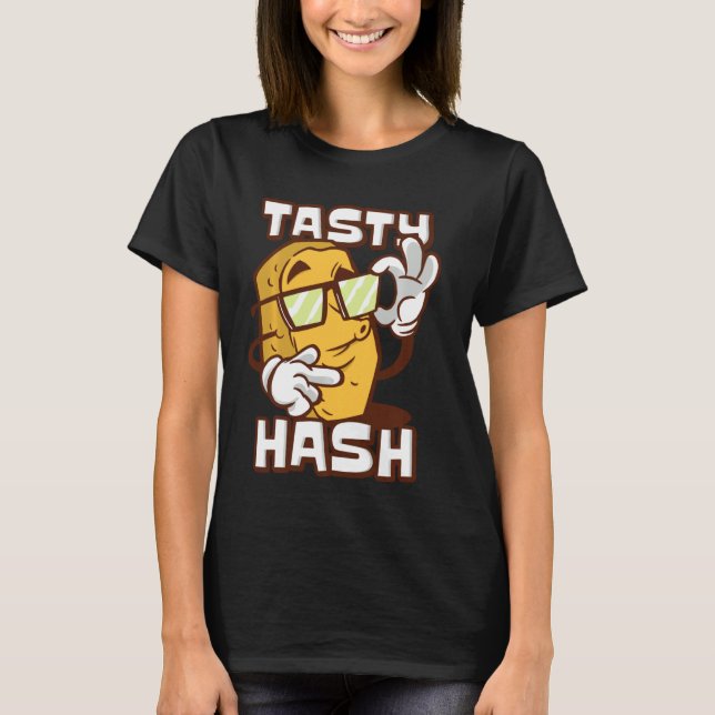 Camiseta Deliciosas Hash Browns Desayuno Comida Hash Brown (Anverso)