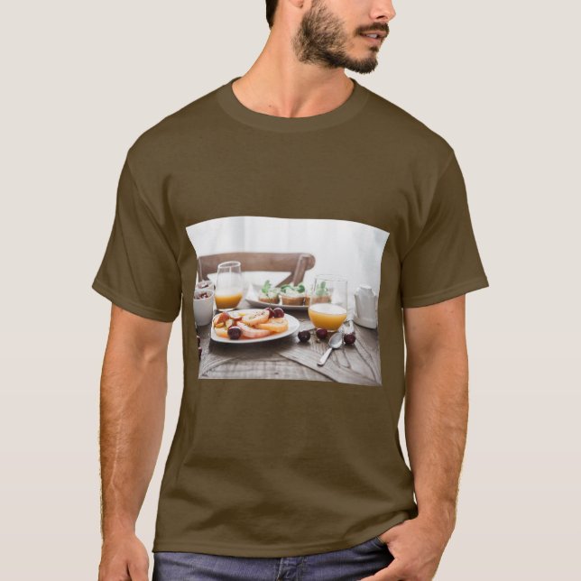 Camiseta Deliciosas Vibraciones de Desayuno (Anverso)