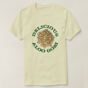 Camiseta Delicioso Aloo Gobi Curry de Cauliflor de Comida I