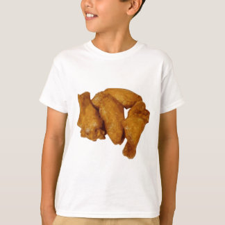 Camiseta Delicioso curruscante de las alas de pollo