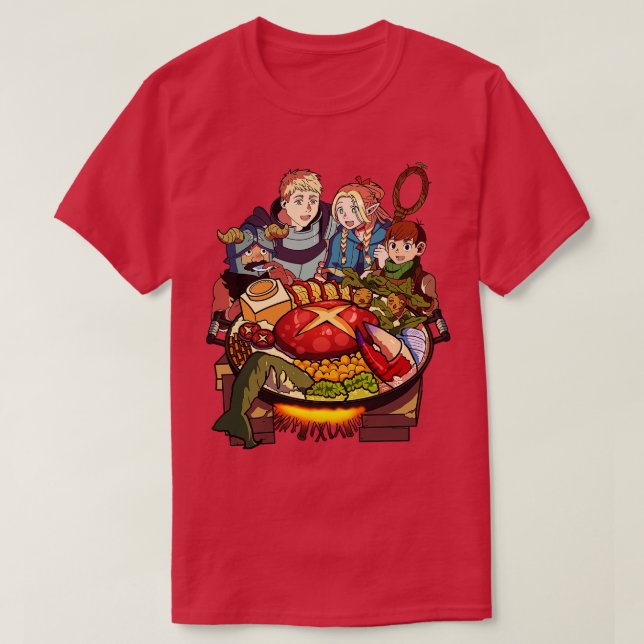 Camiseta Delicioso en mazmorra (Diseño del anverso)