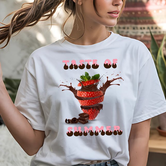 Camiseta Delicioso Fresa y Chocolate (Subido por el creador)