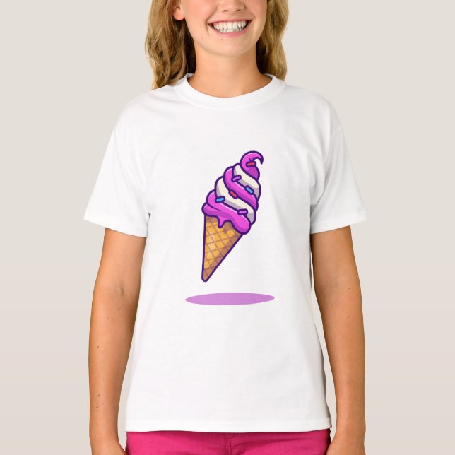 Camiseta Delicioso Helado Cream Cone Treat (Anverso)