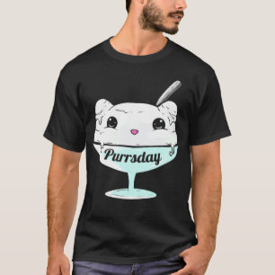 Camiseta Delicioso helado de gato en Purssday