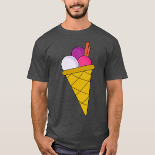 Camiseta Delicioso helado de triisbol