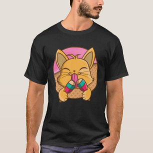 Camiseta Delicioso Helado I Helado I Gatito I Dulce C