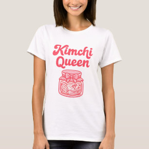 Camiseta Delicioso Kimchi Comida Coreana Divertida Tarro Ro