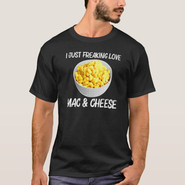 Camiseta Delicioso Macarrones Con Queso Para Hombres Mujere (Anverso)