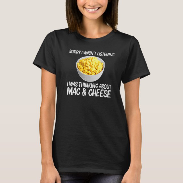 Camiseta Delicioso Macarrones Con Queso Para Hombres Mujere (Anverso)