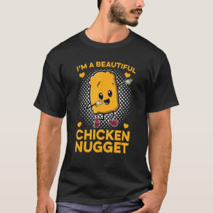 Camiseta Delicioso Nugget de Pollo Nuggets de Pollo Rápido