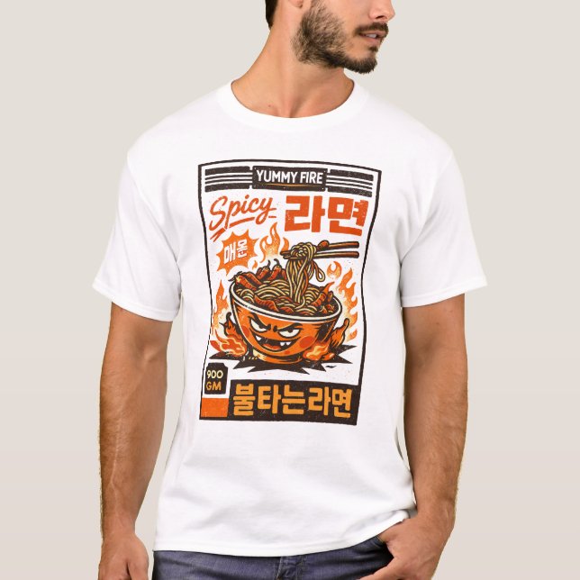 Camiseta Delicioso Ramen de Fuego (Anverso)