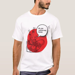 Camiseta Delicioso Ramen Kawaii - Comida Japonesa Divertida