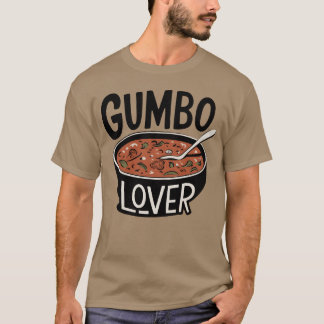 Camiseta Deliciosos diseños de Gumbo para entusiastas de la